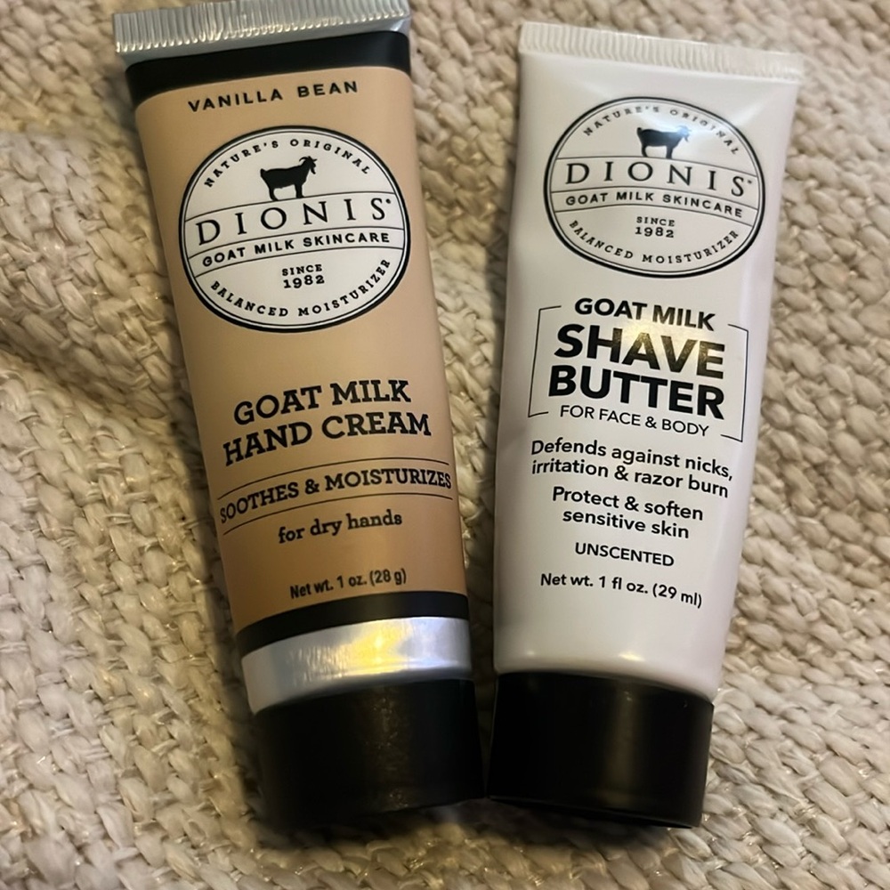 Dionis Goat Milk Hand Cream & Shave Butter TRAVEL